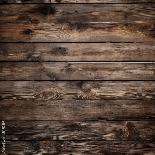 Rustic Wooden plank floor texture. Wood background. Generative AI
