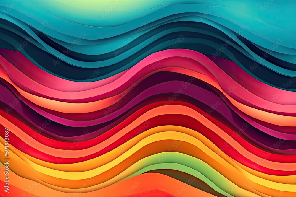 Wave colorful striped background, abstract background Wave colorful striped background, abstract background