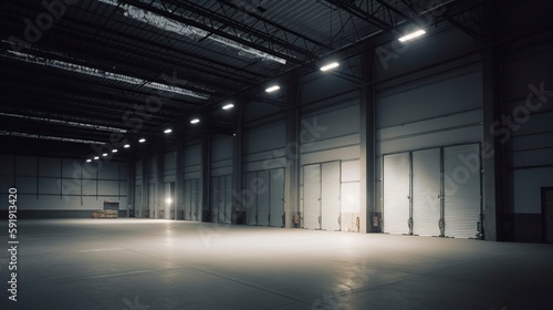 Warehouse  Generative AI  Illustration