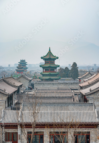 The ancient county of Taiyuan  Shanxi Province  China