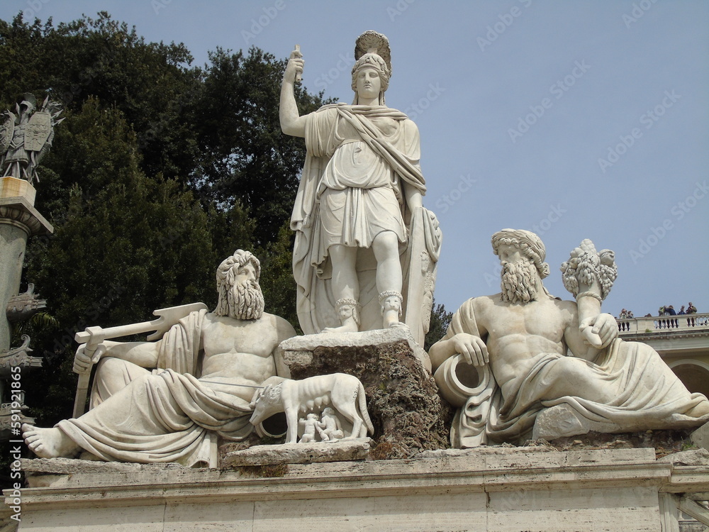 Fototapeta premium Statue Rome