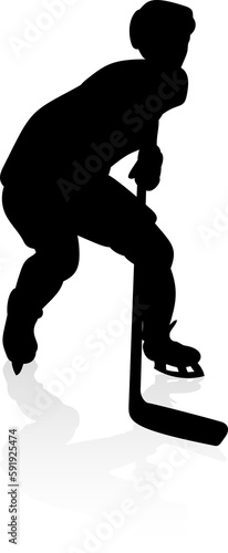 Photography Hockey Player Sports Silhouette