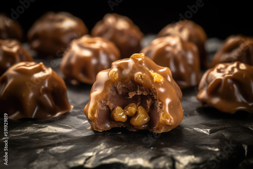 Wallpaper Mural Belgian chocolates, generative ai Torontodigital.ca