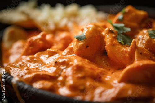 Wallpaper Mural Butter chicken, generative ai Torontodigital.ca