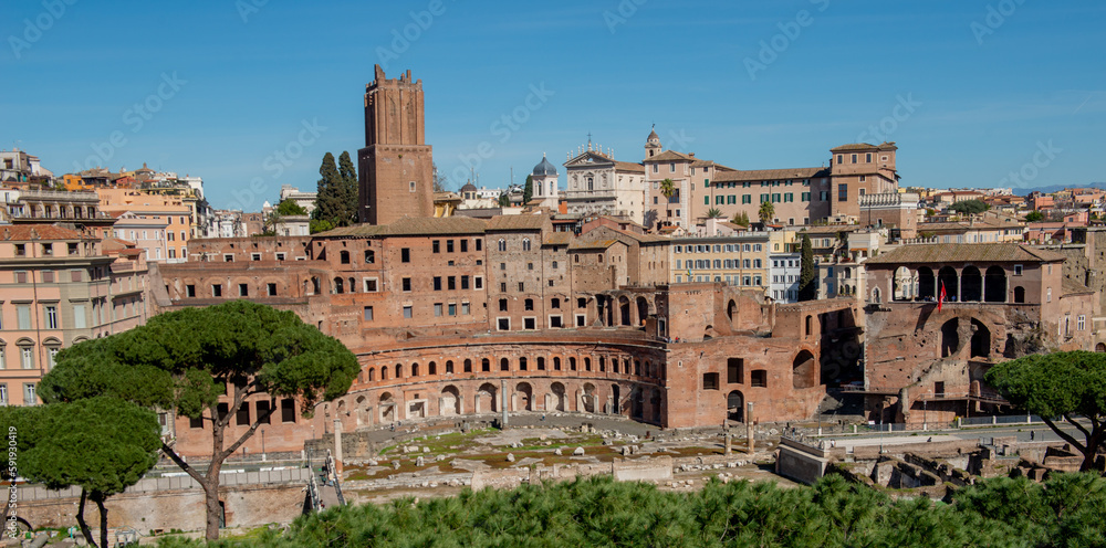 Archaeological site of the Imperial forums of Rome