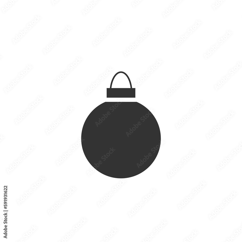 Christmas ball vector icon Christmas ball vector icon