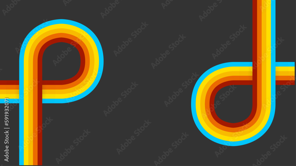 Fototapeta premium Concept vector shapes decoration