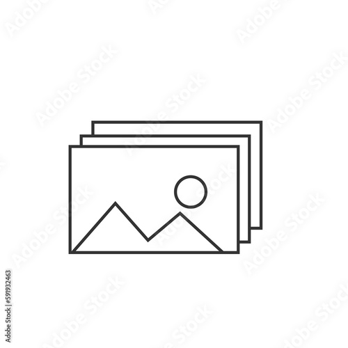 Gallery vector icon