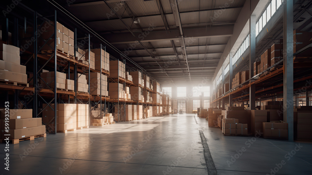 Automated warehouses equipped with advanced robotics technology and artificial intelligence streamline the storage and distribution of goods Automated warehouses equipped with advanced robotics technology and artificial intelligence streamline the storage and distribution of goods