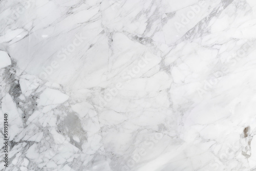 Designing on a Panoramic White Background from Marble Stone Texture, Generative AI