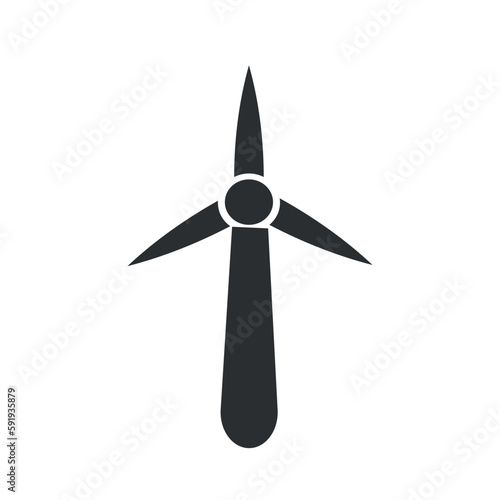 Windmill vector icon