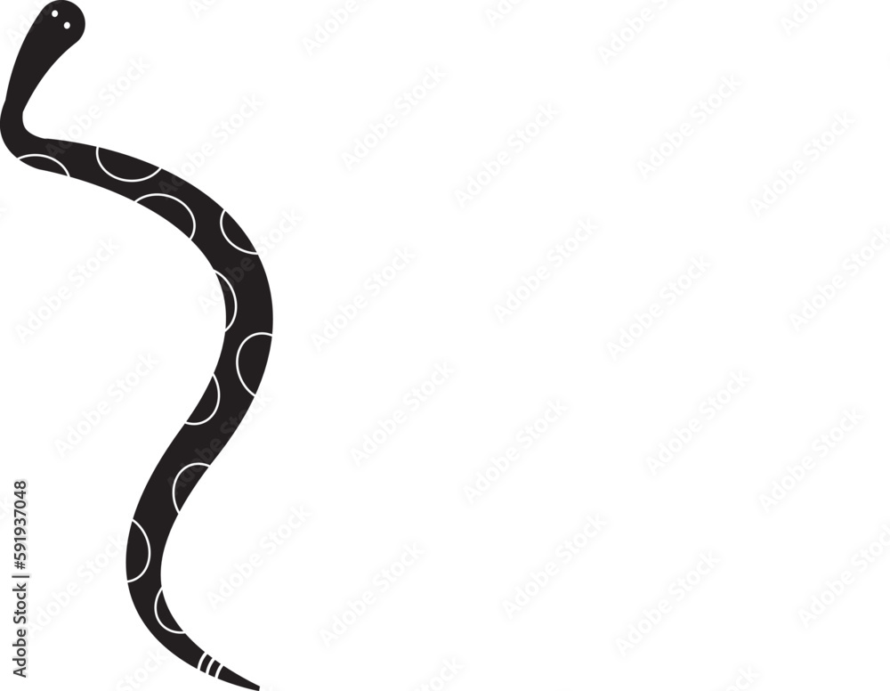 Fototapeta premium Snake vector icon