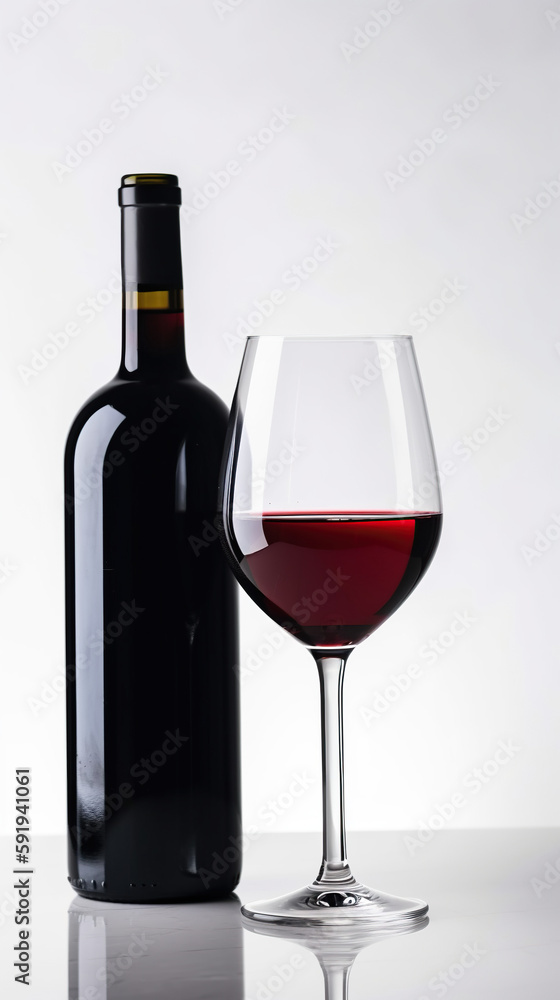 Red Wine, Generative AI, Illustration Red Wine, Generative AI, Illustration