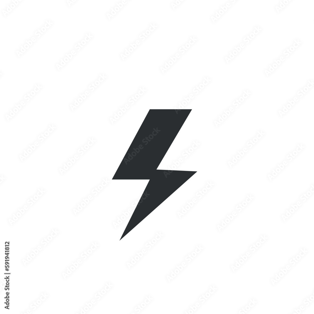 Lightening vector icon Lightening vector icon