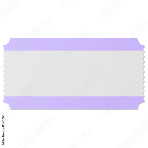 Free Download White and Purple rectangle coupon - GFXLoad