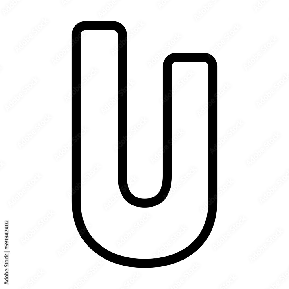 alphabet u icon alphabet u icon