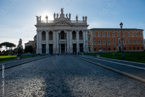 Basilica of San Giovanni in Laterano, also referred to as the Cathedral of Rome photo