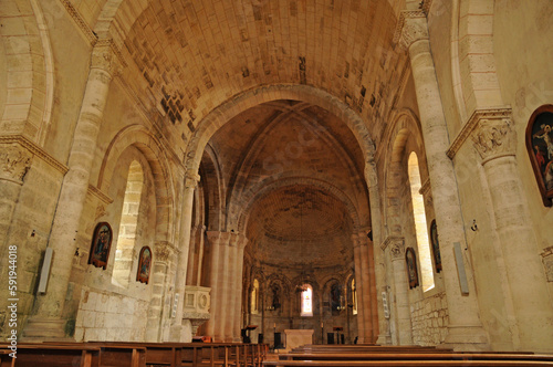 the historical church of Montagne in Gironde