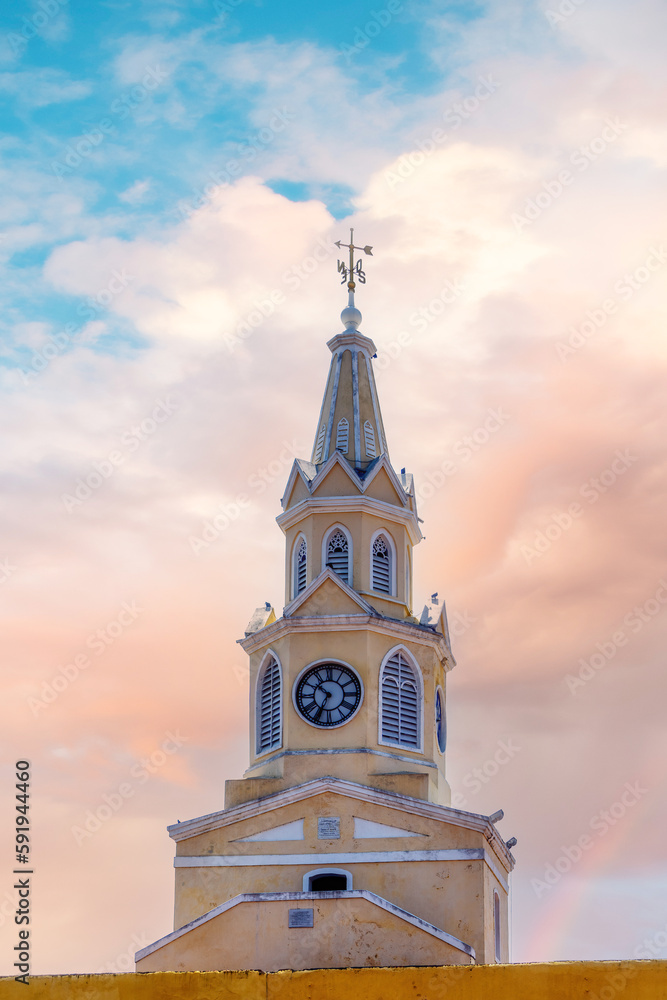 Torre del reloj  (Clock Tower),  Cartagena Colombia