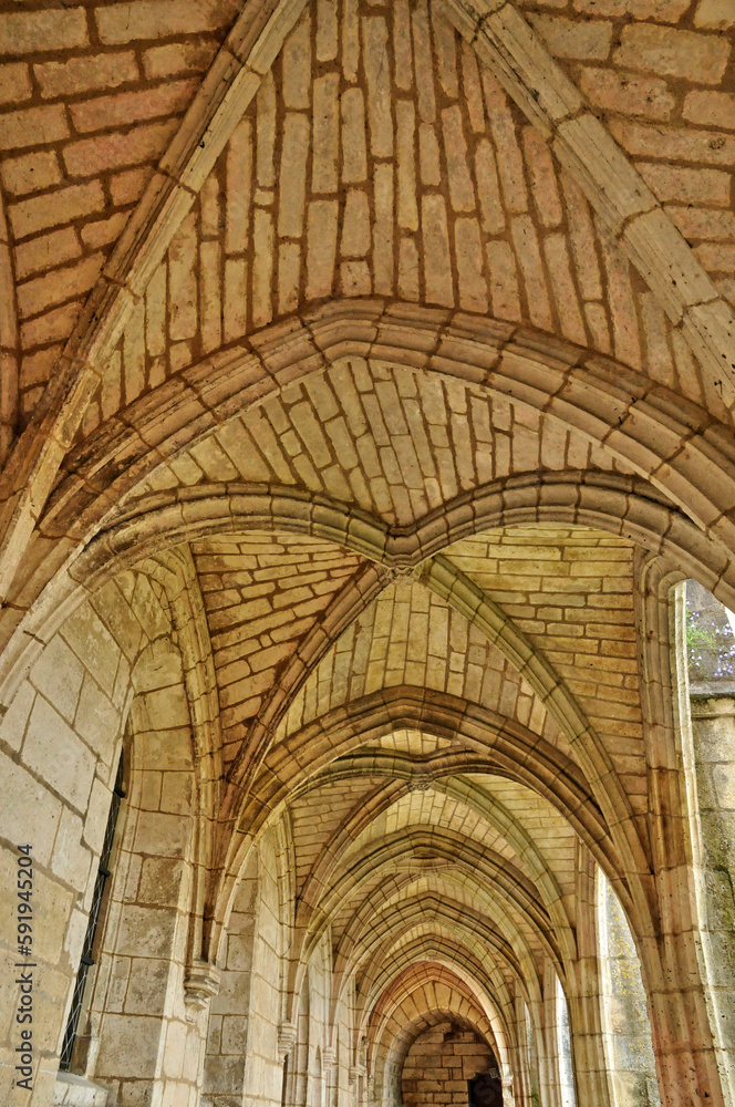 France, Brantome abbey church in Dordogne