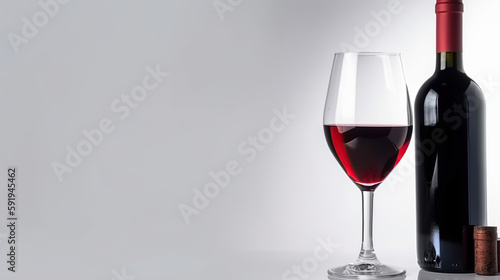 Red Wine, Generative AI, Illustration