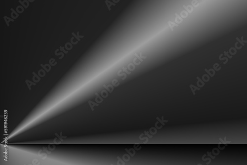 Back and white Background Illuminated Abstract Light Flashlight Spotlight Presentation Stage Product Illustration Ray Empty Room Copy Space Gray Line Straight Backdrop   Design Copy Space for Text 