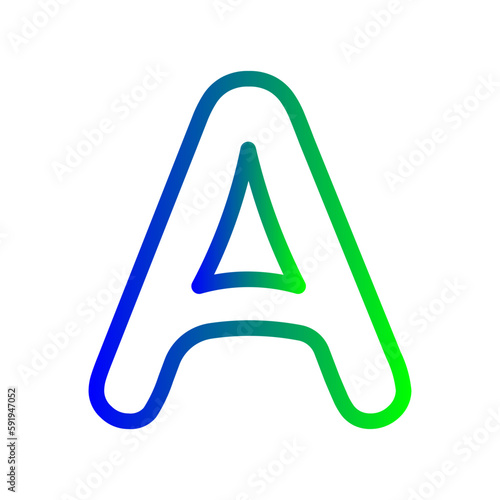 alphabet a icon