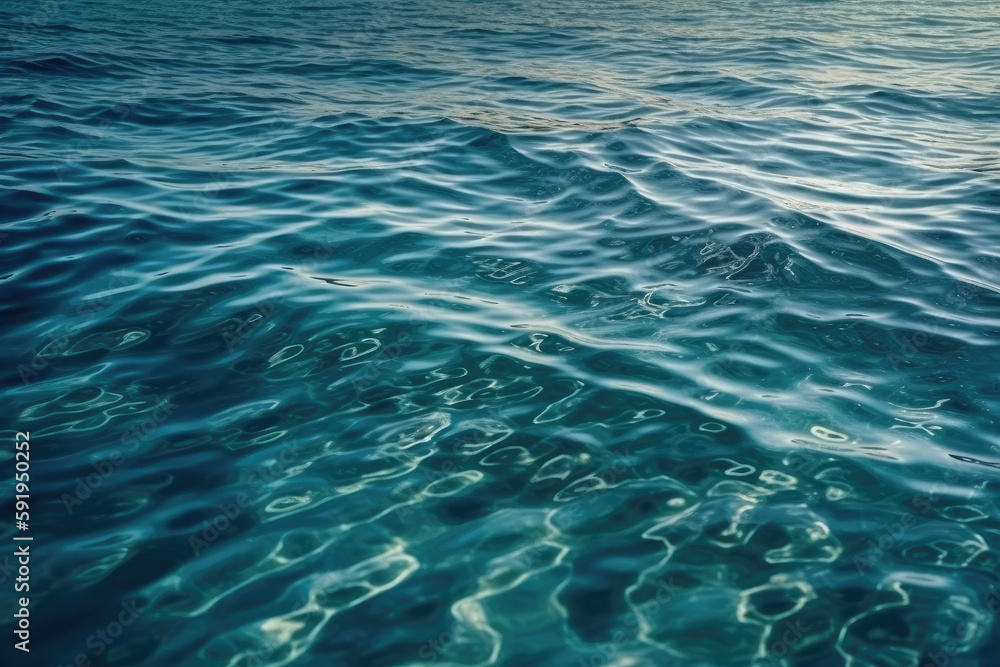 waves on the beach created with Generative AI technology waves on the beach created with Generative AI technology
