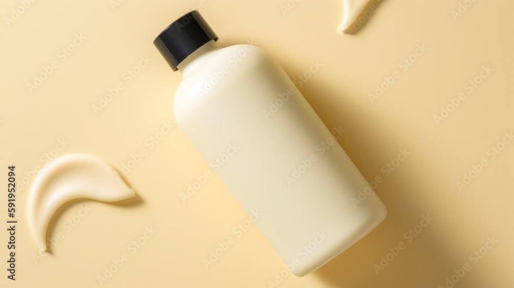 white and blank, unbranded cosmetic cream jar or tubes on beige background. Skin care product presentation. Elegant mockup. Skincare, beauty and spa. Banner with copy space white and blank, unbranded cosmetic cream jar or tubes on beige background. Skin care product presentation. Elegant mockup. Skincare, beauty and spa. Banner with copy space