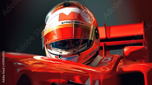 Formula 1 Drivers, Generative AI, Illustration  © emir
