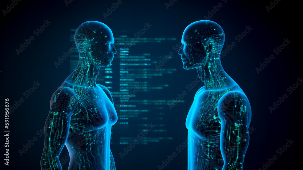 Machine learning reaction and ai artificial intelligence.Chat bot software network.big data and block chain system.Neuralink with smart brain.generative art images Machine learning reaction and ai artificial intelligence.Chat bot software network.big data and block chain system.Neuralink with smart brain.generative art images