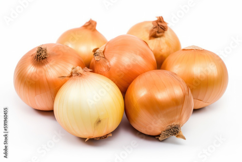 Onion, white background, isolated, multiple onions, generative ai, Fresh tasty vegetables, Fresh ingredients, cooking ingredients