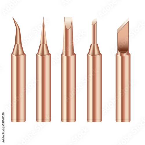 Copper Soldering, Solder Tips Welding Head BGA Soldering Tools Branding Iron
