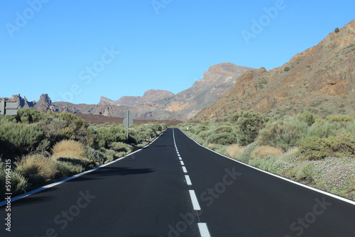 road to the teide
