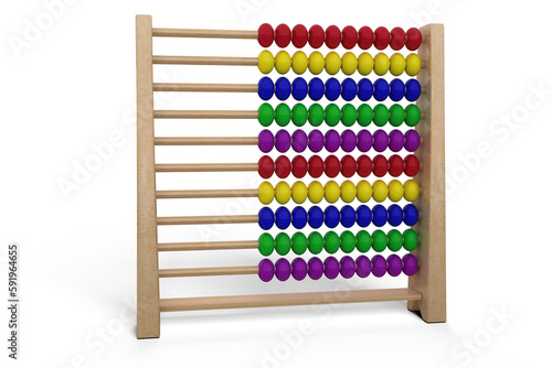Vector image of abacus