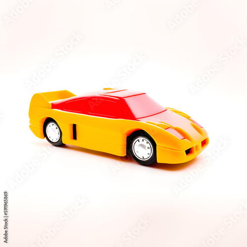 Miniature Cars Playing on the Table