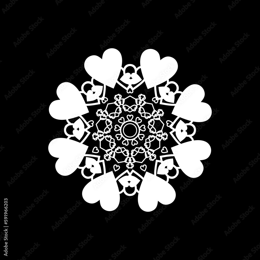 unique and cool mandala vector. unique and cool mandala vector.