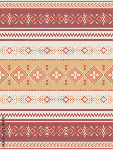 Ethnic seamless pattern. Tribal kilim. Aztec , Turkish rug.
