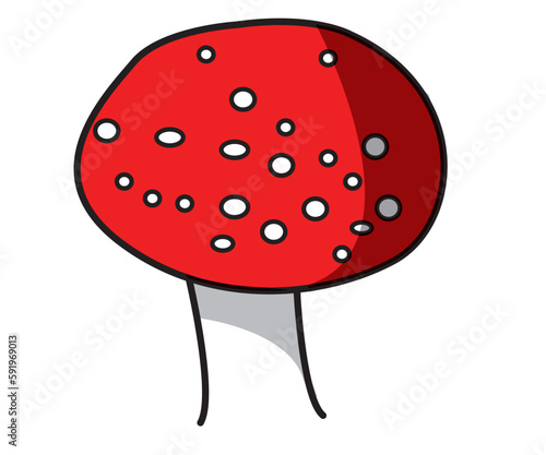 Photography mario fungi  mushroom red vector