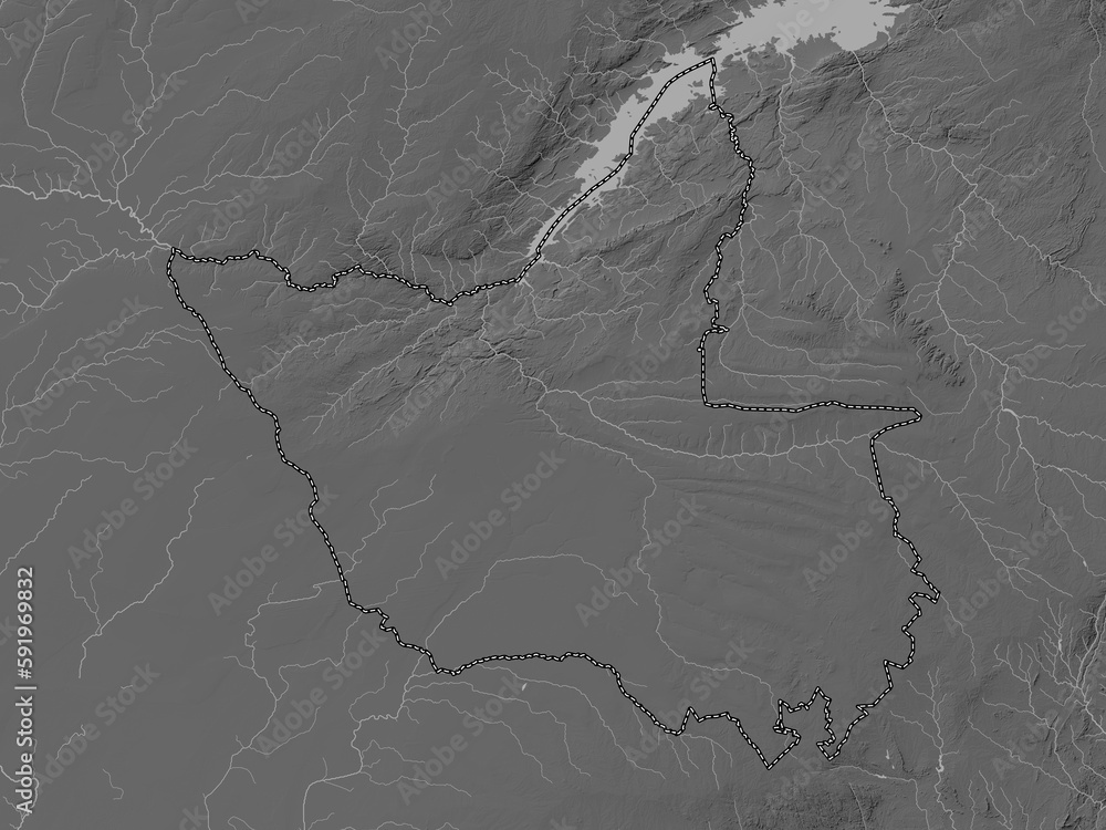 Matabeleland North, Zimbabwe. Grayscale. No legend Matabeleland North, Zimbabwe. Grayscale. No legend