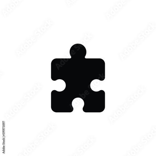 Solution icon design with white background stock illustration