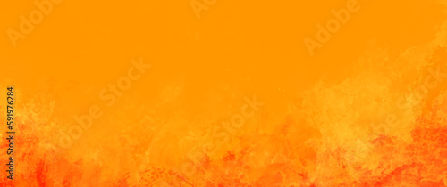 Yellow and orange summer vector watercolor background. Hand drawn wallpaper design for cards, flyers, poster, banner, cover design, invitation cards, prints. Summer heat illustration for design.	