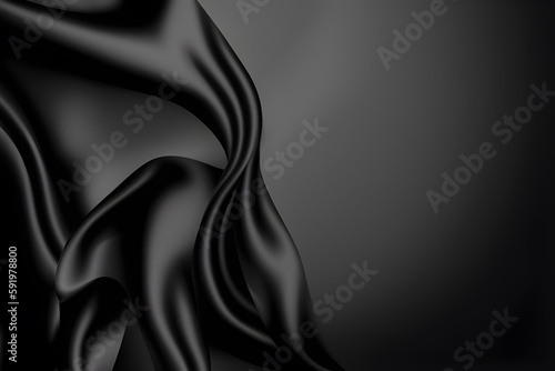 Black Silk Background