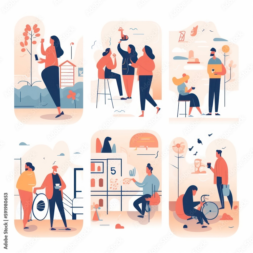 Social Media Illustrations Social Media Illustrations