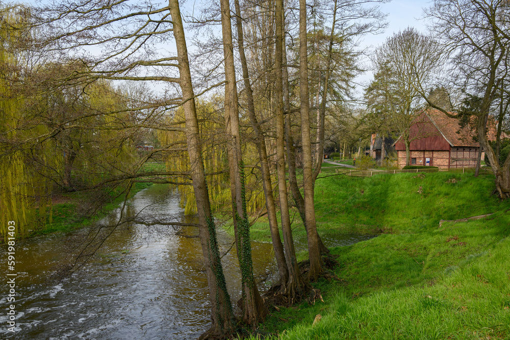 Frühling an der Berkel im Münsterland Frühling an der Berkel im Münsterland
