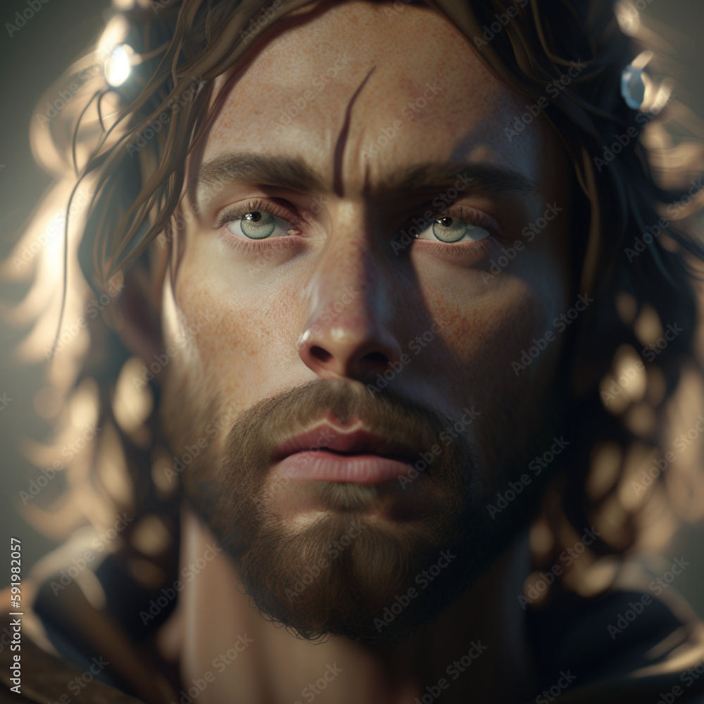 man with face like Jesus man with face like Jesus