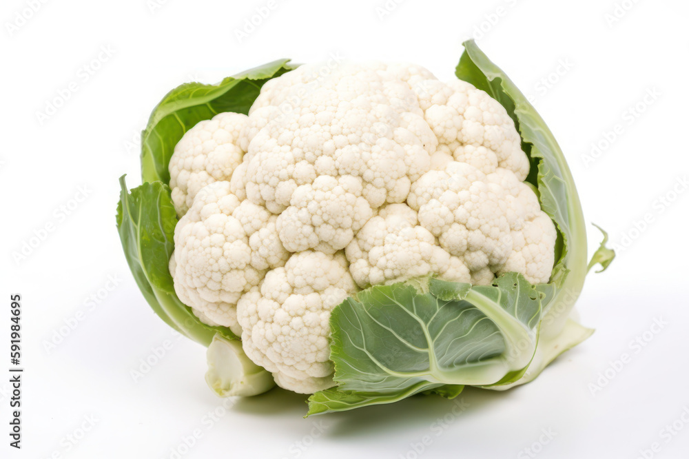 Cauliflower, white background, isolated, generative ai, Fresh tasty vegetables, Fresh ingredients, cooking ingredients Cauliflower, white background, isolated, generative ai, Fresh tasty vegetables, Fresh ingredients, cooking ingredients
