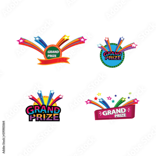 winner give away event grand prize thumbnail sticker set