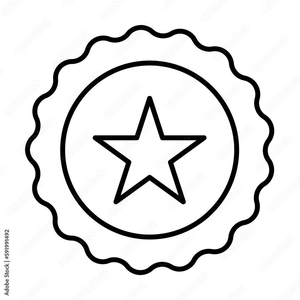 star medal icon illustration on transparent background star medal icon illustration on transparent background