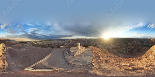 Mirador Pukara Quitor in Atacama, Chile photo